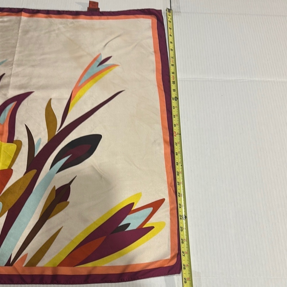 Missoni for Target 100% silk Colorful Abstract Scarf w multiple colors - Picture 3 of 7